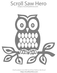 What is scroll saw art? Owl Scroll Saw Pattern Scrollsaw Hero