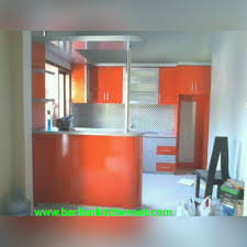 Gunakan warna orange dan turunannya sebagai warna utama pada fasad eksterior rumah. Berlian Kitchen Set Minimalis Murah