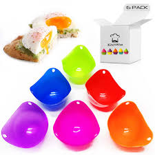 Fried eggs are delicious, of course, but poached is the healthier option. Silicone Egg Poacher Cups 6 Pack Bpa Free Poaching Pods Microwave Or Stovetop Egg Cooker Kitchwise
