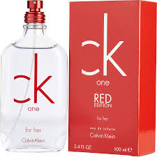 Calvin Klein Ck One Eau De Toilette Spray 100ml Ck One Red Edition For Women Ck One Calvin Klein Ck One Calvin Klein Perfume