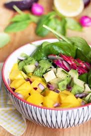 Salade De Mangue Et Epinard Salade Mangue Salade Mangue Avocat Mangue