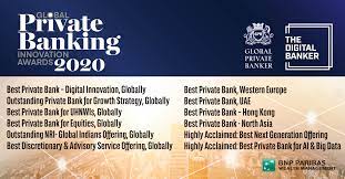 The profitability of wealth management. Global Private Banking Innovation Awards 2020