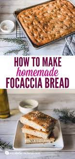 Homemade Focaccia Bread Xo Katie Rosario Recipe Homemade Bread Focaccia Bread Bread Recipes Homemade