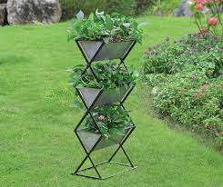 4.5 out of 5 stars. Galvanized Metal 3 Tier Planter With Stand Big Lots Tiered Planter Planter Stand Planters