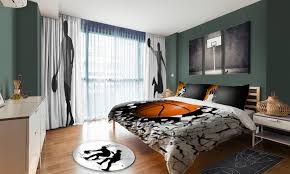 The most common basketball room decor material is polyester. 15 Slam Dunk Decor Ideas For Basketball Bedrooms Visionbedding