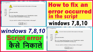 Many times shockwave flash can cause youtube 'an error occurred' please try again later problem while you are trying to watch videos so. An Error Has Occurred In The Script On This Page Windows 8 7 10 Remove Internet Explorer Script Youtube