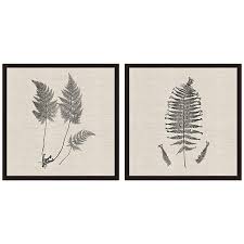 Nice quality, beautiful soothing colors. Modern Ferns I 26 Square 2 Piece Framed Giclee Wall Art 88g50 Lamps Plus