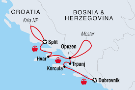 Alternatively, you may like to take a look at our map of the croatian islands to familiarise yourself with where some of these are located. Croatia Coastal Cruising Dubrovnik To Split Peregrine Dalmatia Intrepid Travel Uk