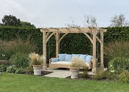 The side tables on both sides provide. Outdoor Swinging Day Bed Sitting Spiritually