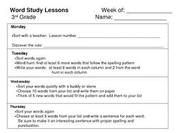 Words Their Way Daily Lessons Word Study Lessons Word Study Words