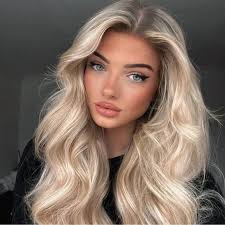 22” Beautiful Blonde Ombré Body WavyLace Front Wig