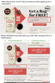 Amora Coffee Advertise On Instagram A Free Sample If You Pay The 1 Shipping Then Charge You 68 For A Subscription If You Dispute It With Your Bank They Provide Proof That
