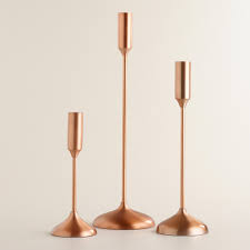 Copper Metallic Taper Candleholders Kupfer Kerzenstander Kerzenhalter Zimmerdekoration