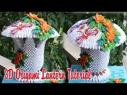 The vase is 4.5high and 7 in diameter. How To Make A Paper Rainbow Easter Egg 3d Origami Tutorial Youtube