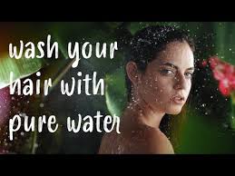 replace your toxic shampoo with pure water