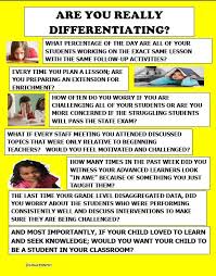 Differentiation Poster Jpg Differentiation In The Classroom Differentiated Instruction Differentiation