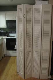 Room Divider From Louvered Bi Fold Doors Wooden Room Dividers Room Divider Doors Room Divider Walls