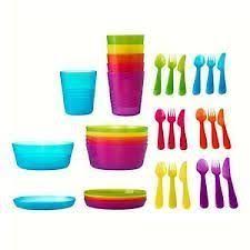 Ikea Plasticware Kids Picnic Kids Tableware Baby Cups