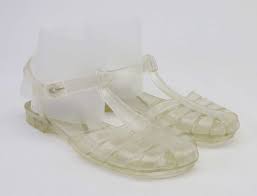 details about juju womens uk size 6 clear jelly shoes sandals