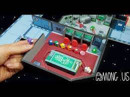Diy Miniature Among Us Map 5 Admin Youtube Map Crafts Easy Paper Crafts Lego For Kids