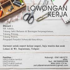 Sumber lowongan kerja tangerang dan peluang usaha tangerang akan kita bahas di sini. Tribun Bali Lowongan Kerja Dicari Admin Hr Tukang Facebook