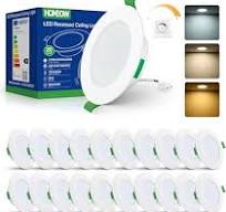 Accesorios Para Un Foco Empotrable Espaciadores Para Focos Empotrables -  Plástico Ignífugo (Pack De 10) Halogenos Led