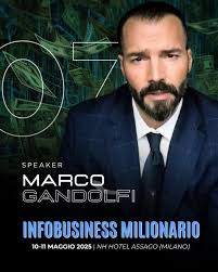 🎤 SPEAKER ANNOUNCEMENT Sul palco di Infobusiness Milionario arriva una  vera leggenda. Uno di quelli che non parlano per sentito dire, ma per  esperienza vissuta. 🔥 MARCO GANDOLFI 👉 Imprenditore e consulente