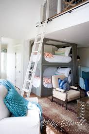 Bunk bed for kids toddlers, twin over full bunk beds with slide, playhouse farmhouse roof window guardrail ladder, for girls/boys (antique gray). Play Area Under Bunk Beds Design Ideas