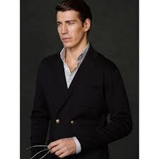 $24.99 sale earn 0.50 points. Ralph Lauren Purple Label Double Breasted Knit Blazer In Black For Men Lyst