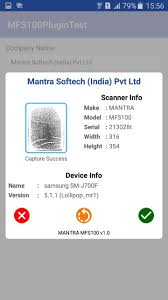 Mantra mfs100 biometric fingerprint usb device. Mfs100plugin For Android Apk Download