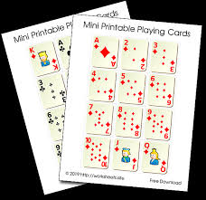 What do you guys think is too many cards in a deck? Printable Playing Card Sheets Pdf