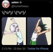 Gon Killua Current Mood Meme Current Mood Killua