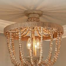 Birch Lane Dyer Beaded Flush Mount Wayfair Flush Mount Lighting Flush Mount Ceiling Lights Flush Ceiling Lights