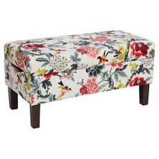 Skyline Bedroom Patterned Storage Bench Skyline Furniture Storage Bench Bedroom Storage Bench Skyline Furniture