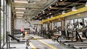New Gym Dubai On Behance Gym Design Interior Gym Interior Gym Design