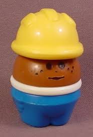 Potato head madame blueberry = mrs. Little Tikes Original Toddle Tots African American Construction Worker With Yellow Hard Hat Rons Rescued Treasures
