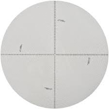 made in usa 14 inch diameter radius and angle mylar optical comparator chart and reticle 04240248 msc industrial supply