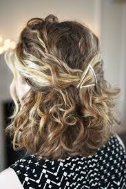 Curly hair doesn't have to be a guy's nightmare. Make A Ridiculously Easy Pulled Back Look With Hair Slides Hair Styles Curly Hair Styles Curly Hair Styles Naturally
