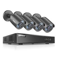 Annke Security Camera System 1080p Lite Dvr Recorder And 4 Weatherproof Bullet Cameras H 264 1080p Hdmi Security Camera System Security Camera Bullet Camera