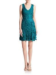 Theia Petal Cocktail Dress Dresses Cocktail Dress Womens Dresses