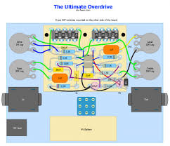 Ultimate Overdrive Layout Diy Guitar Pedal Electronics Basics Guitar