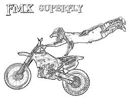 Astonishing Coloring Pages Motocross Photo Ideas Approachingtheelephant