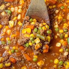 First, cook any meats and vegetables. Vegetable Beef Soup Is New On The Blog Today One Pot 30 Minutes Is All You Need Come See The Two Surpris Beef Soup Recipes Vegetable Beef Soup Beef Soup