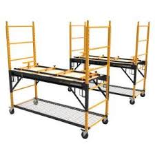 Metaltech 6 Ft Multi Purpose 4 In 1 Scaffold Bench Workbench Storage System And Cart 2 Pack I Ciscmtk2 The Home Depot Scaffolding Workbench Storage System