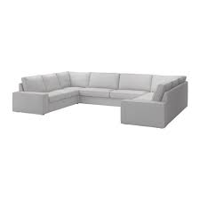 Kivik Sectional 6 Seat Orrsta Light Gray Ikea In 2020 Kivik Sofa U Shaped Sofa Ikea Sectional
