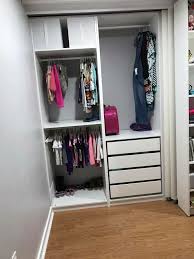 Packing The Pax Blinding With A Billy Ikea Hackers Girls Closet Organization Ikea Office Furniture Space Saving Furniture