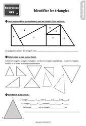 — un triangle rectangle est un triangle qui a 2 côtés perpendiculaires. Triangles Ce2 Cycle 2 Exercice Evaluation Revision Lecon