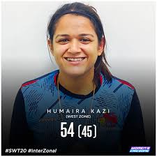 Humaira Kazi's measured half-century helped West Zone beat North Zone in  #SWT20Trophy 🙌 #DomesticCricket