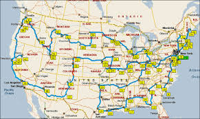 Student 24 Travels Across The Usa With Streets Trips To Support A Charity Laptop Gps World Road Trip Usa Road Trip Map Trip