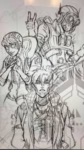 Kittlekat On Twitter Legend Drawing Concept Art Characters Apex